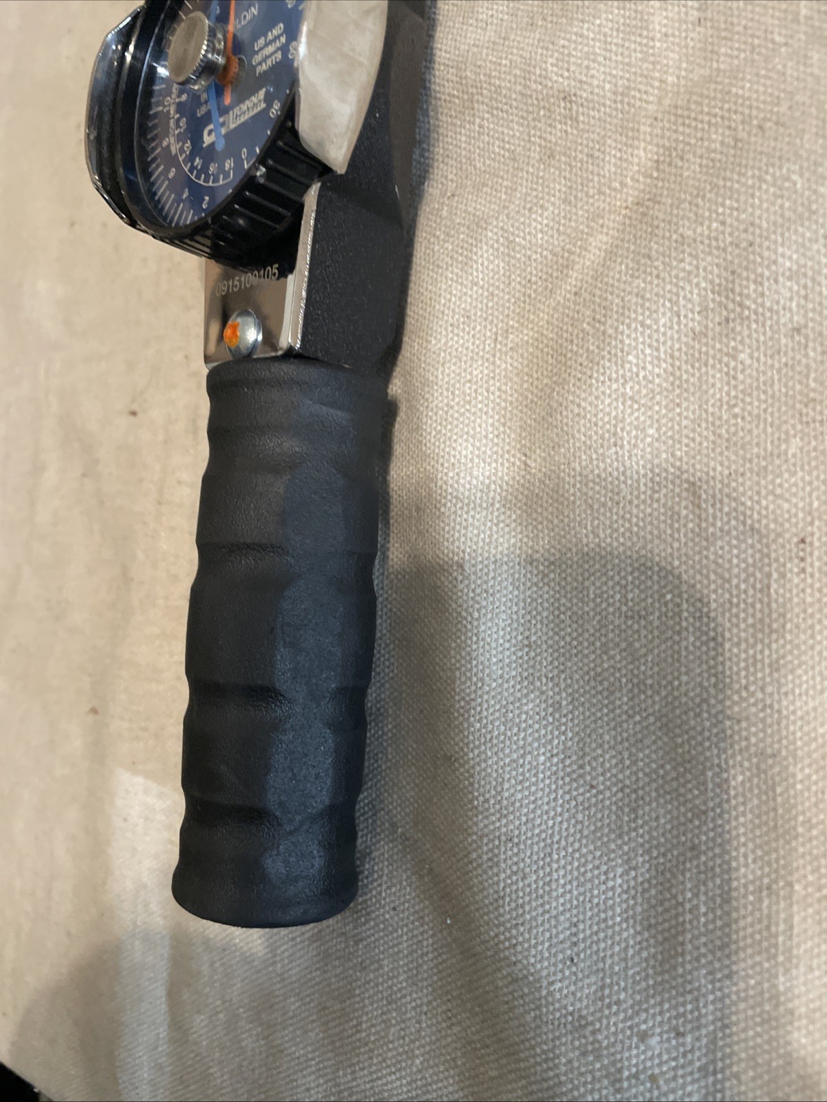 CDI 3/8 Drive Dial Type Torque Wrench Model 1502LDIN 0-150 In/pounds USA