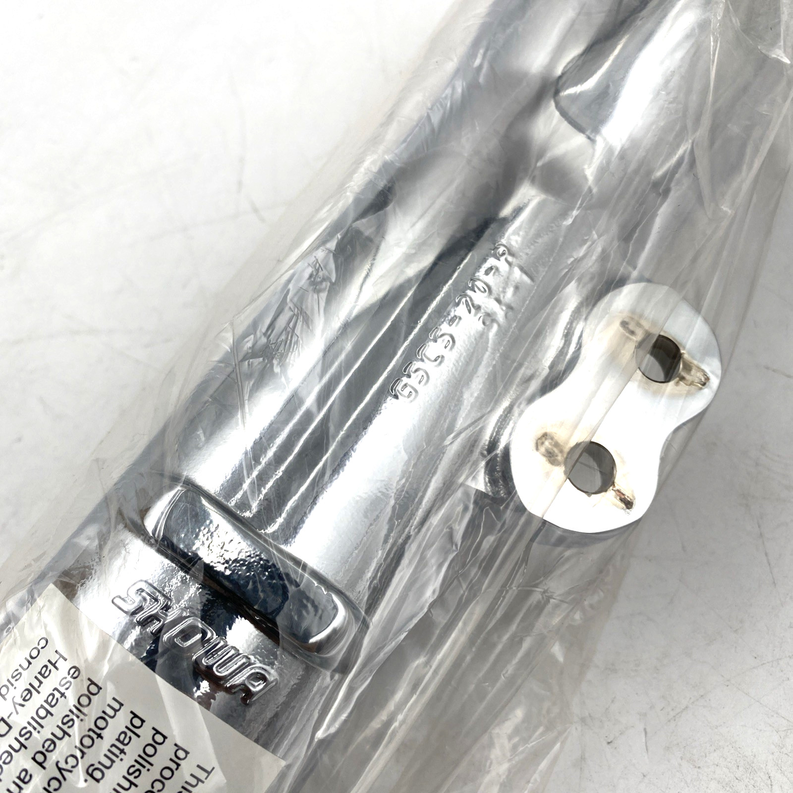 OEM Harley 46586-06 Chrome Front Fork Sliders Lower Legs Pair 06-17 Dyna