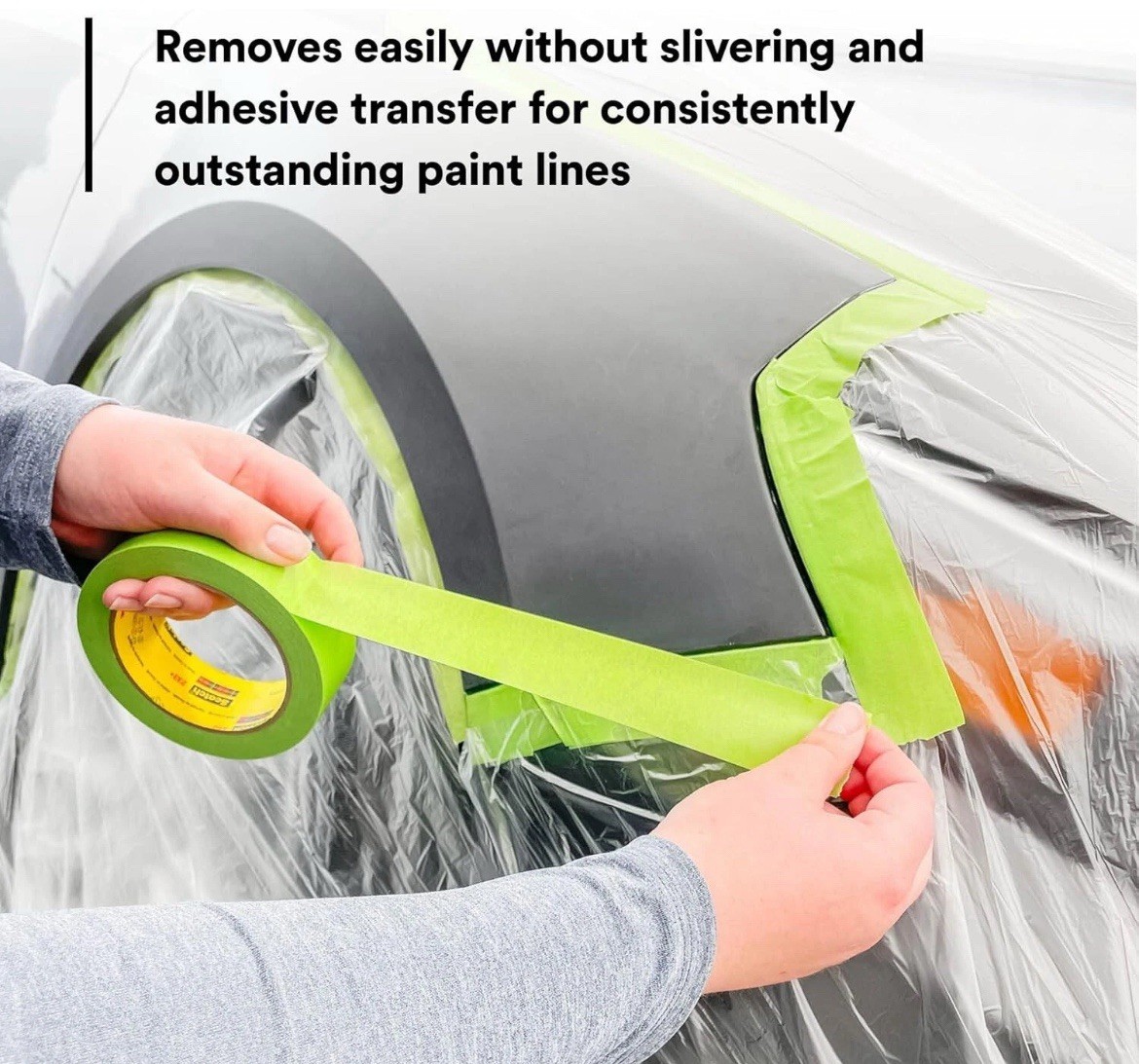12 Rolls Of 3M 26334 3/4 Inch 233+ Green Masking Tape For Painting Paint Repair