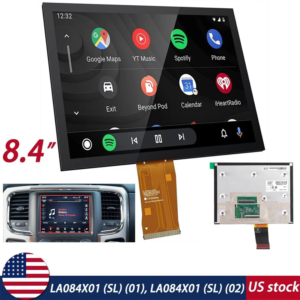 8.4″ Replacement Uconnect 4C UAQ LCD Display Touch Screen Radio Navigation 17-22