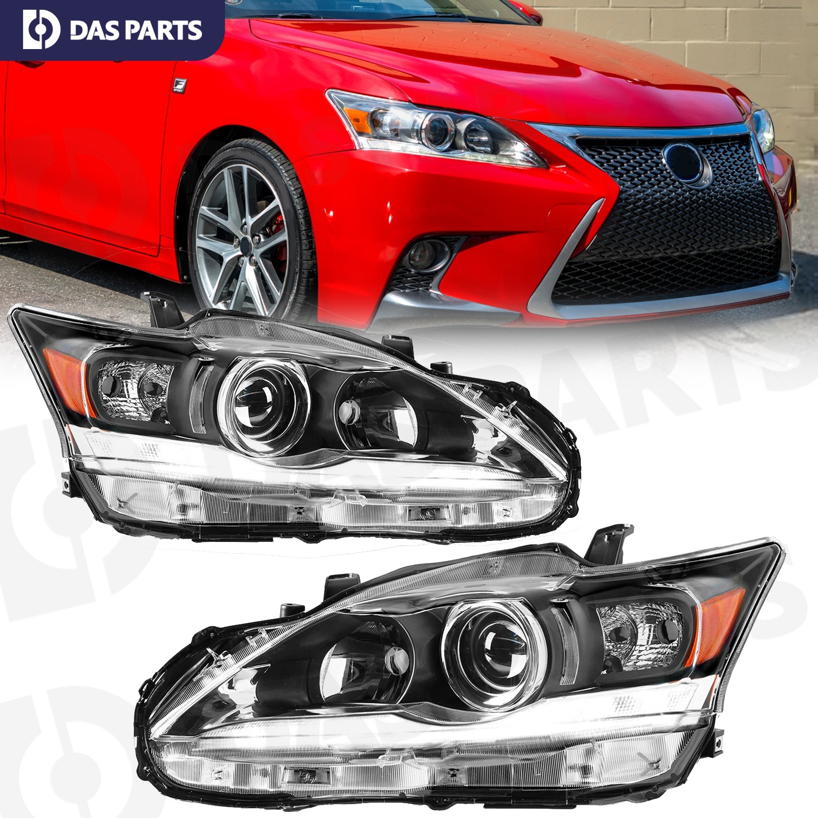 For 2011-2017 Lexus CT200H Headlight Headlamp OE Style w/o Bulbs Left Right Side