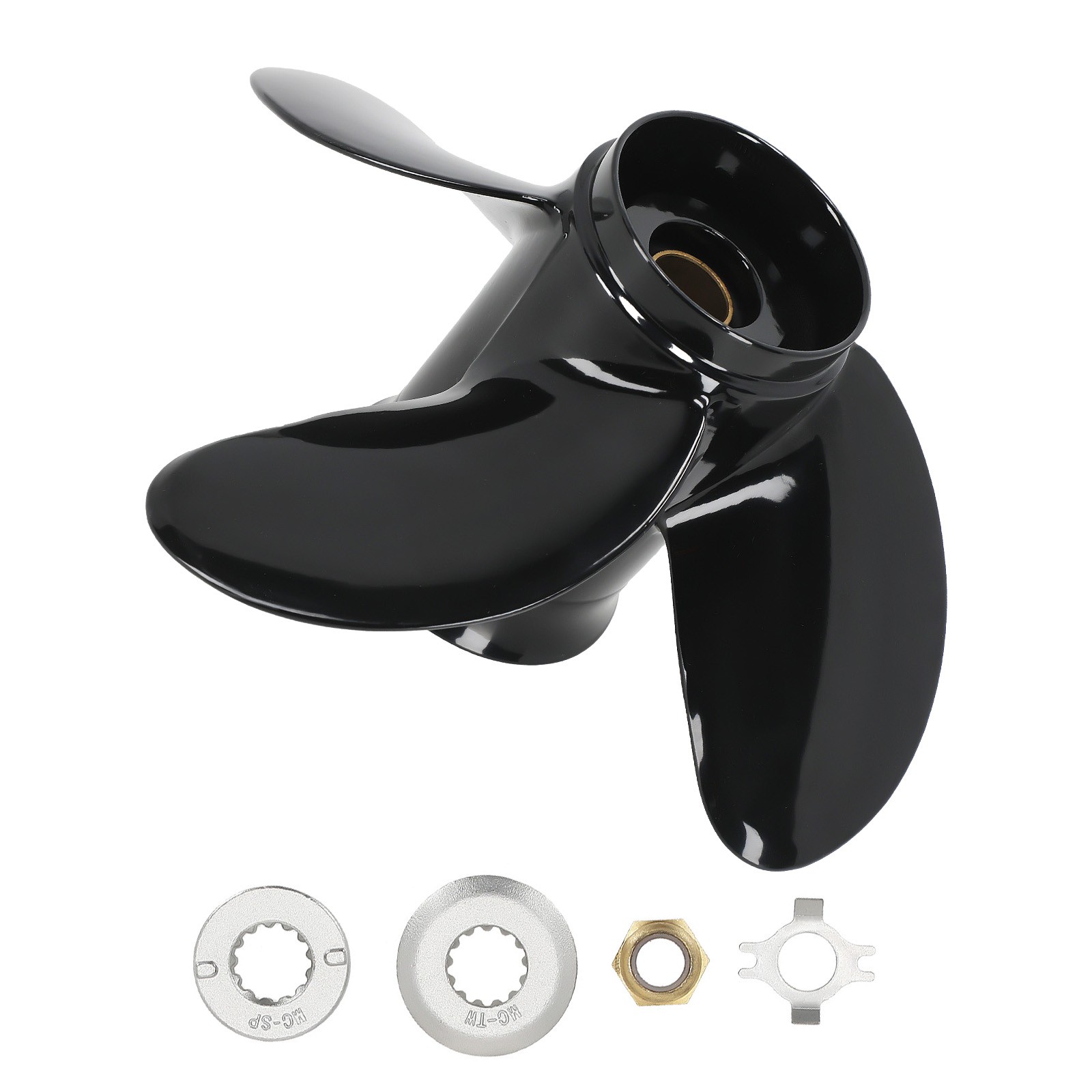 10.3″ Boat Propeller for Mercury 25-75HP Right Hand 4 Blade 488M8026630