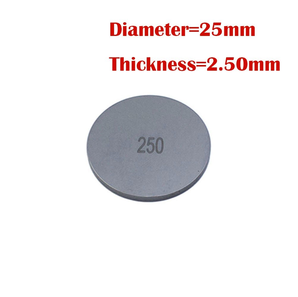 25mm Valve Shim Thickness 2.50mm for Triumph Tiger Daytona Speed Triple Trident