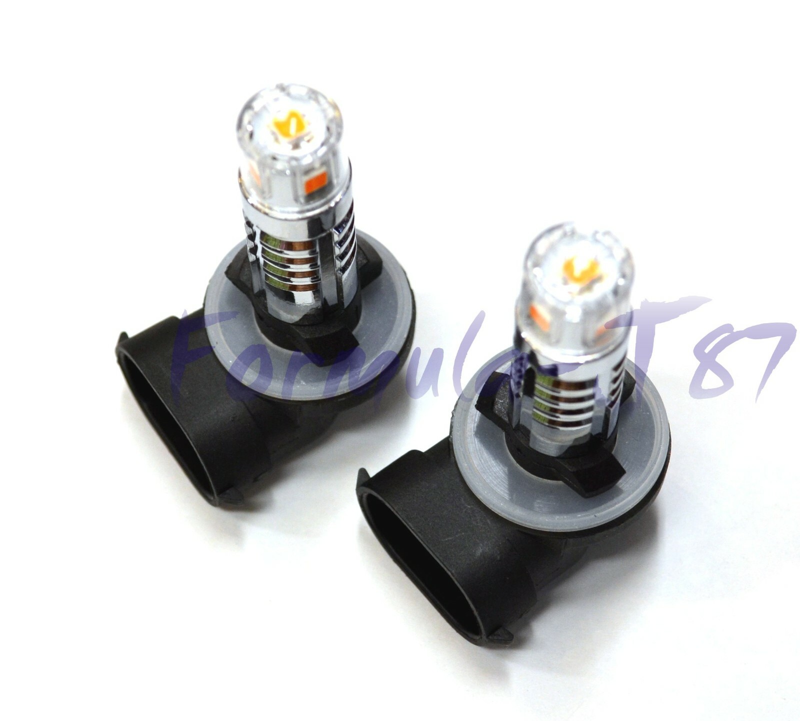 LED 20W 881 H27 Amber Two Bulbs Fog Light Replacement Upgrade Lamp Stock Fit OE
