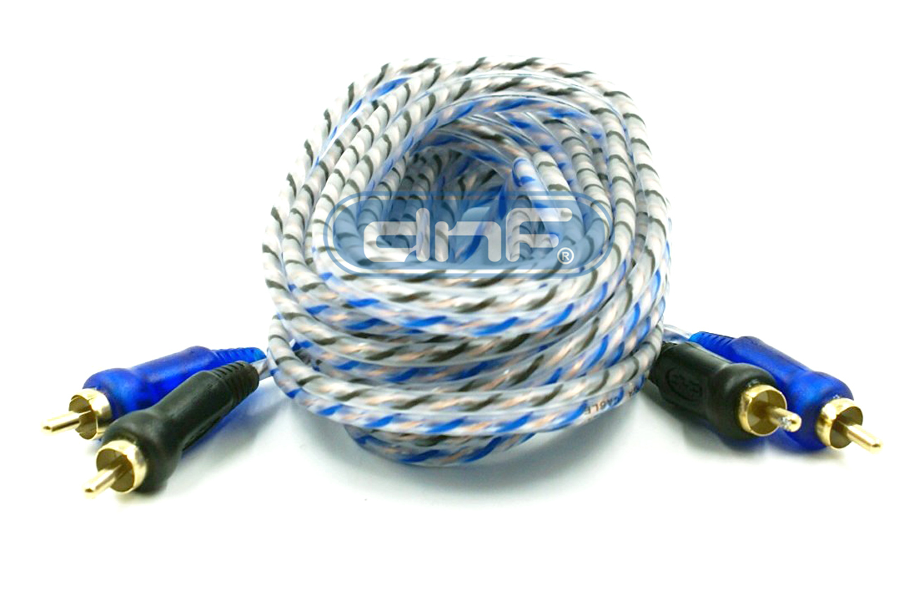 15 Feet Male to Male Premium 100% Copper RCA Car Stereo Audio Home Amp Cable