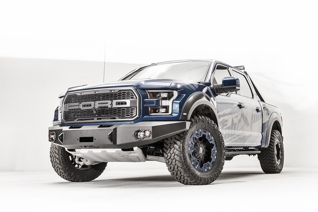 New Fab Fours Premium Front Bumper Ford Raptor FF17-H4351-1 2017 2018 2019 2020