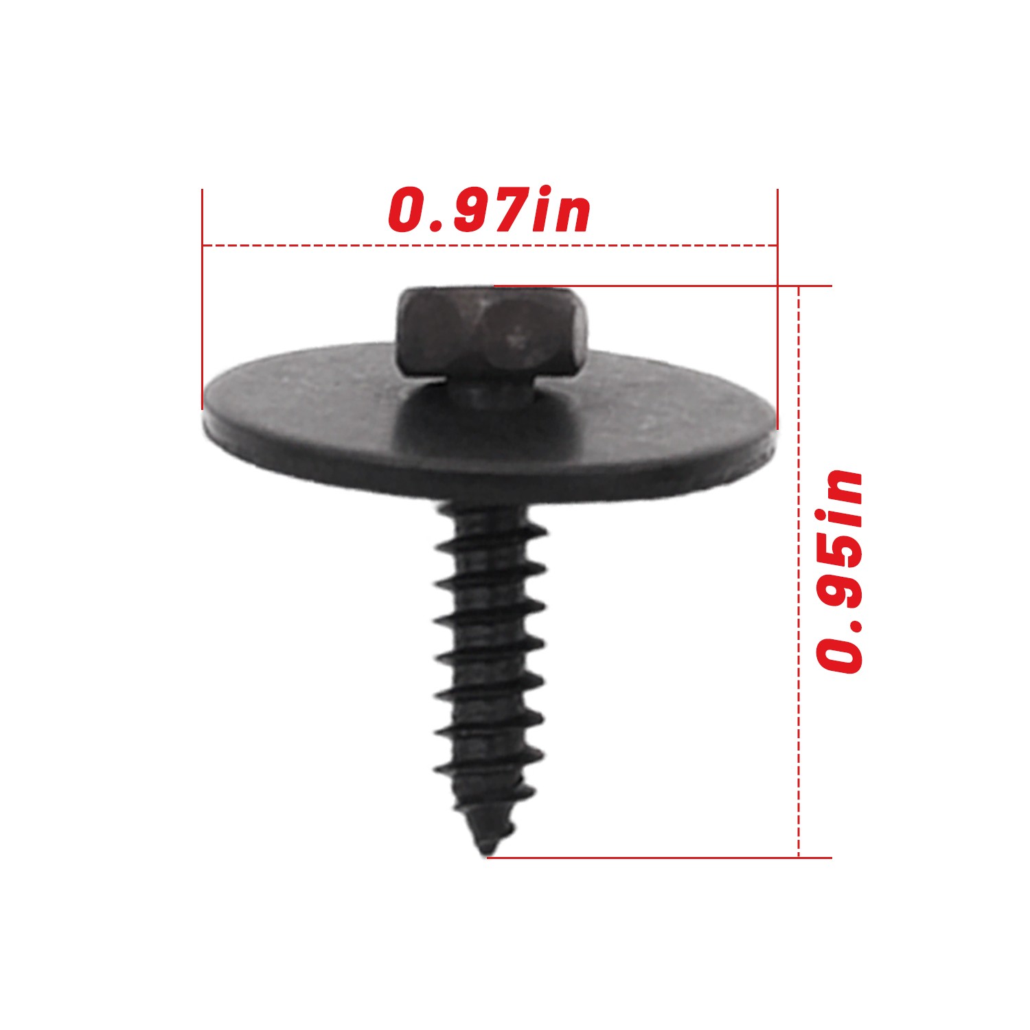 20Pcs 4.8*19mm Sheet Metal Screw for Mercedes Benz W204 W207 Under Engine Sheet