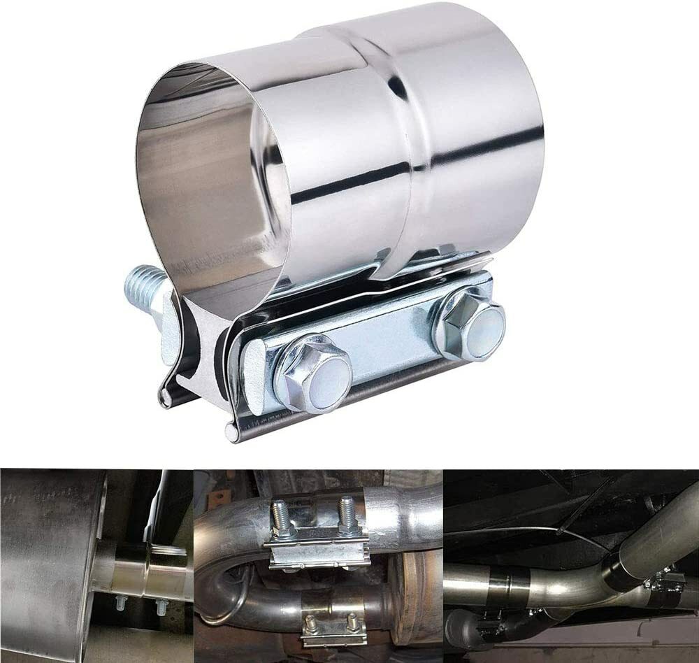 2.5″ (63MM) Stainless Steel Torctite Exhaust Band Clamp Step Clamps Lap Joint