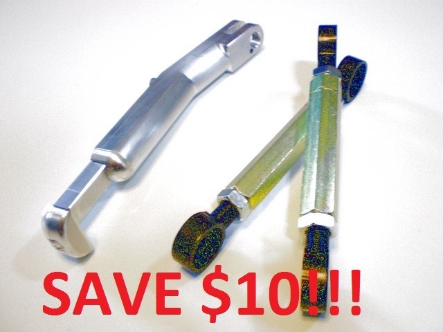 ZX14 Lowering Links Kickstand Discount Kit Link ALL YEARS ZX-14 Soupys Billet