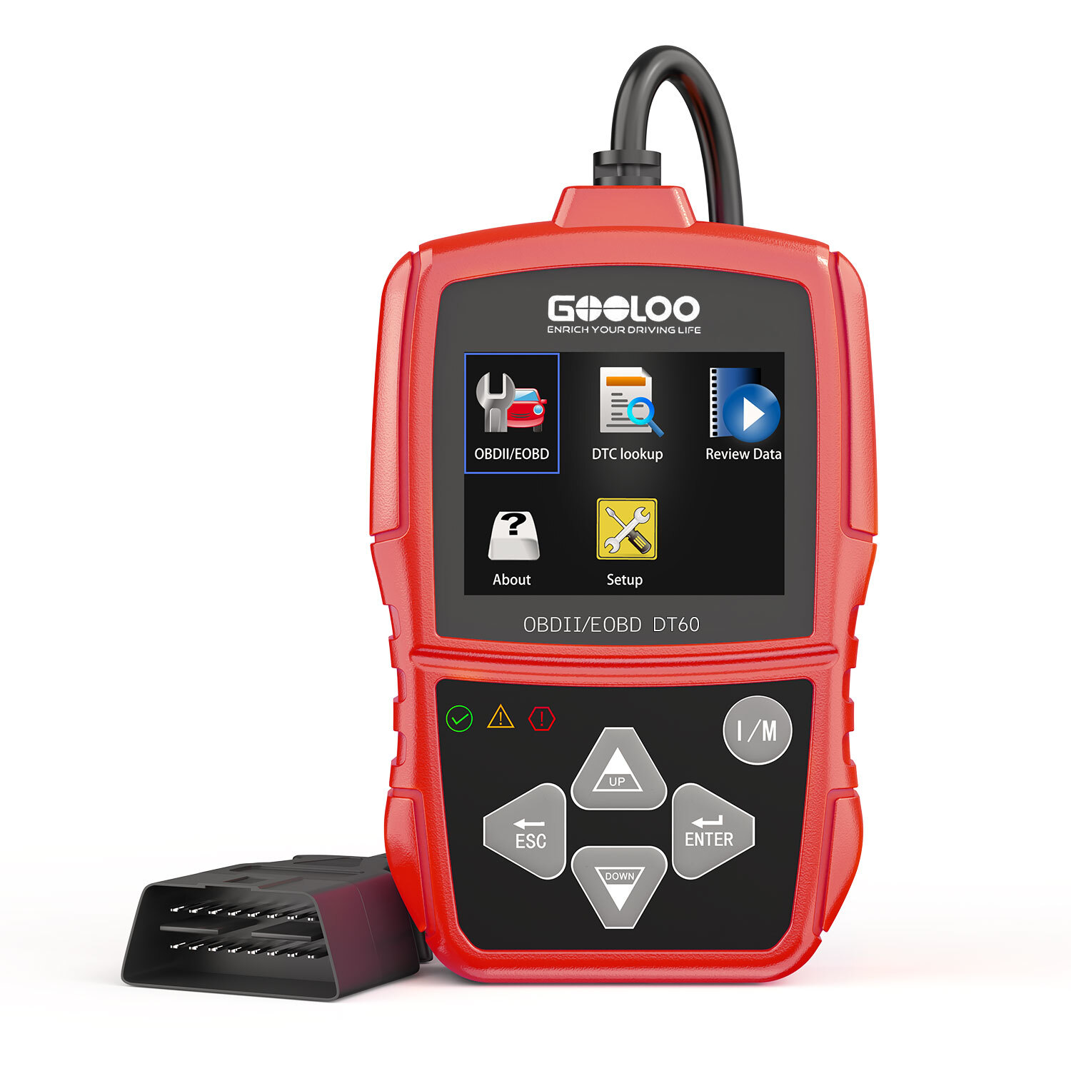 Automotive OBD2 Scanner OBD Code Reader Freeze Frame Diagnostic Tool For BMW/GM