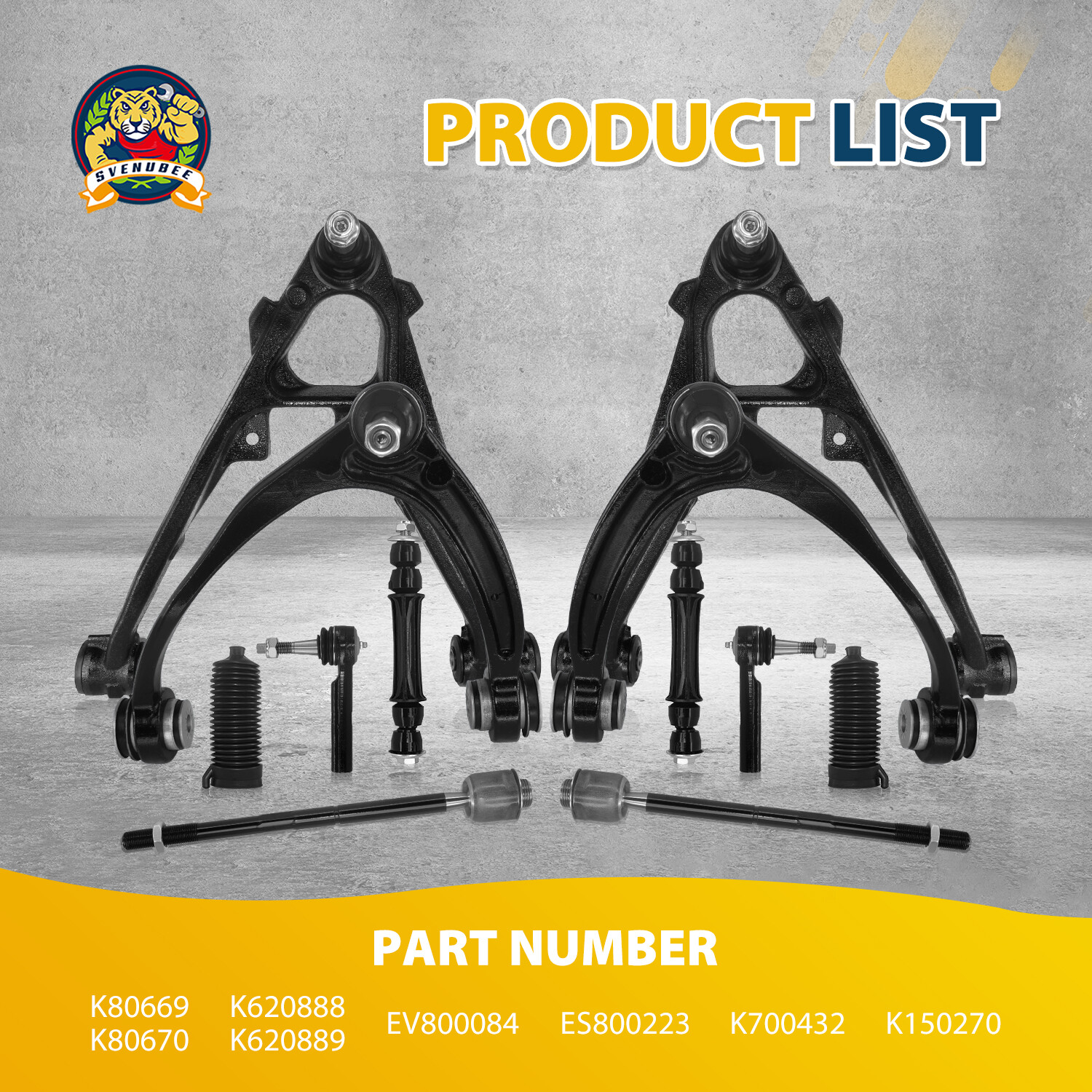 2007-2013 ESCALADE Control Arm Tie Rod Kit for CHEVROLET TAHOE SILVERADO 1500
