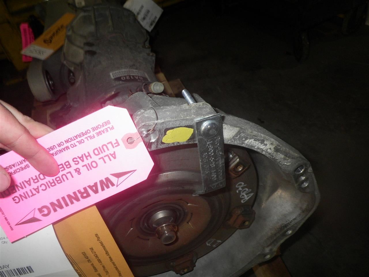 4 Speed Automatic Transmission 6 Cylinder 4WD Fits 03-04 4 RUNNER