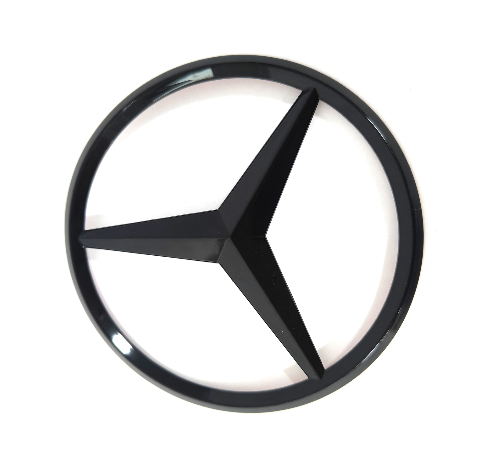 For V167 SUV Mercedes AMG GLE350 GLOSS BLACK Star Emblem Rear Trunk Lid Badge