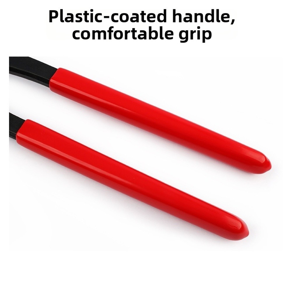 Single Ear Clamp Pliers with Heat Treated Alloy Steel and Plastic Coated Handle