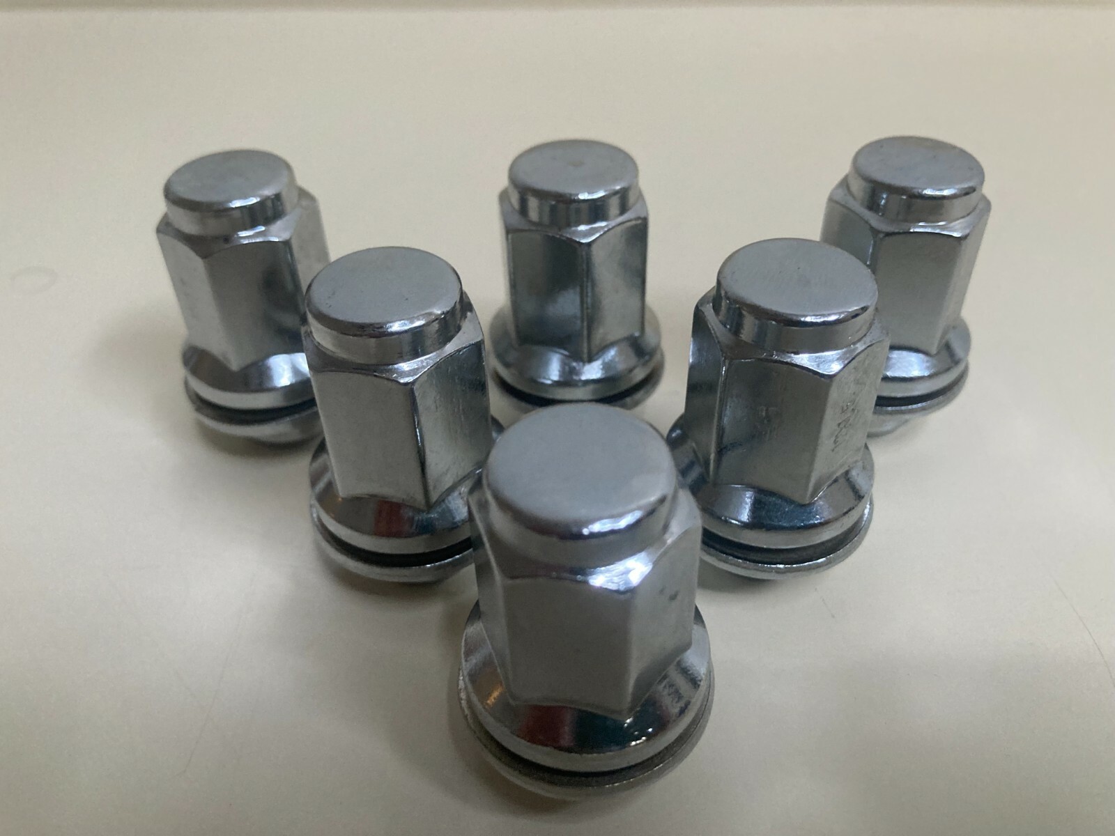 6 Pcs, Factory Style Chrome Lug Nut M12x1.5,1.83″ Long w/ Washer Fit Toyota 278
