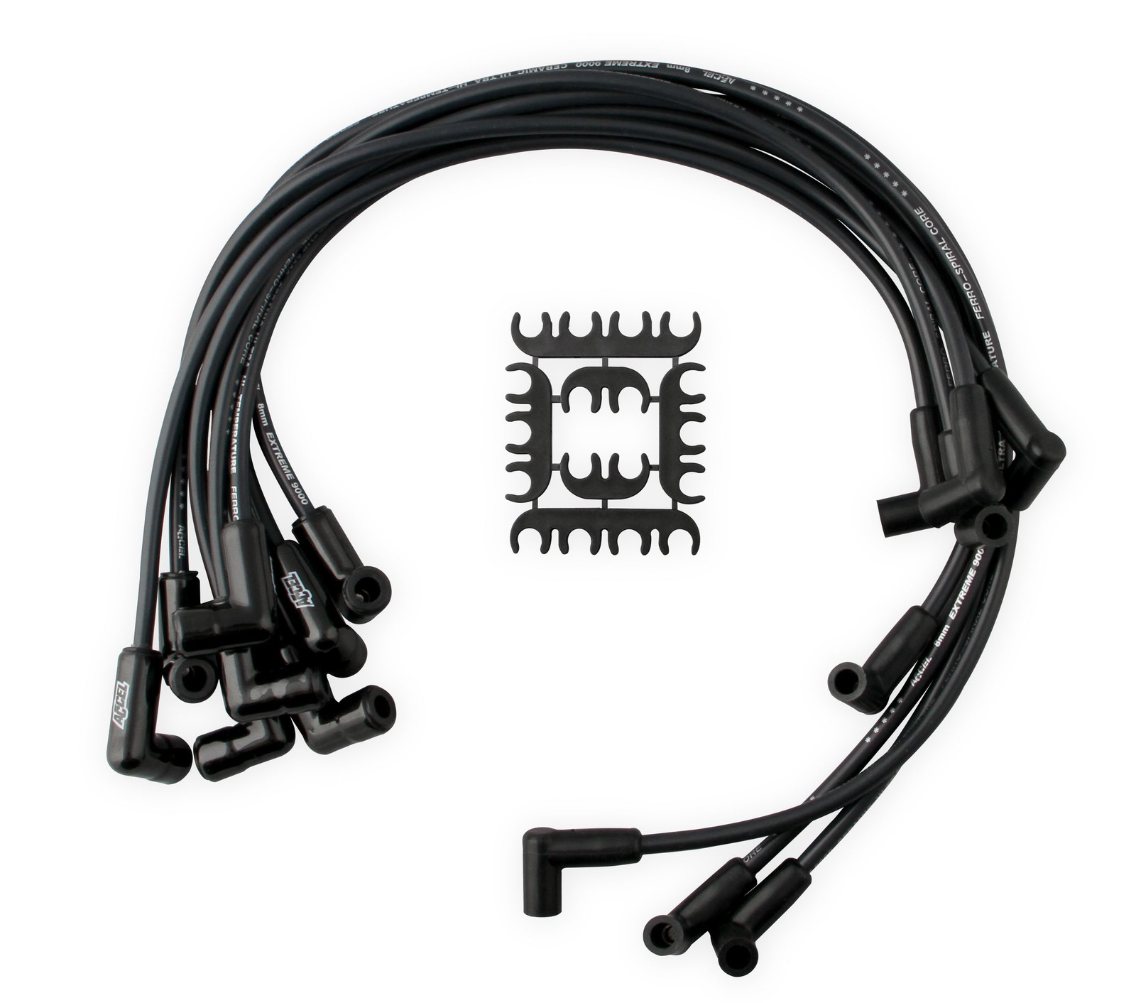 ACCEL 9011CK Extreme 9000 Spark Plug Wire Set Black Ceramic Boot GM HEI