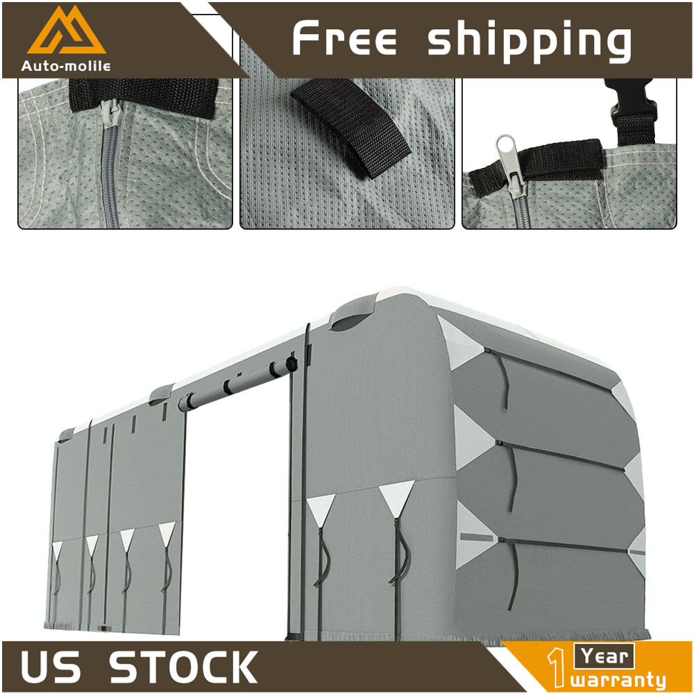For 30′-33′ RV Cover Storage Class A Motorhome Trailer Camper Waterproof Anti-UV