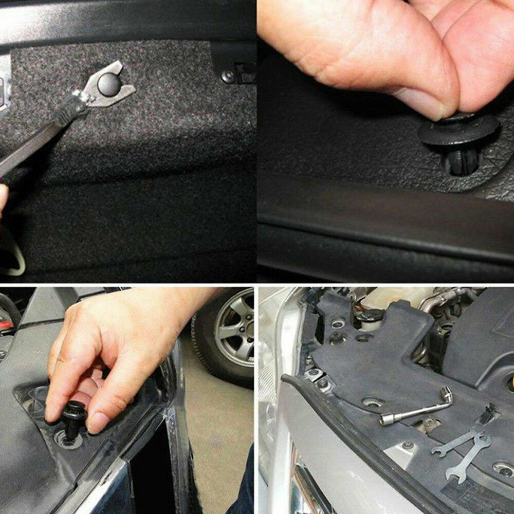 415Pcs Car Retainer Clips Auto Fasteners Push Trim Clips Pin Rivet Bumper Kit