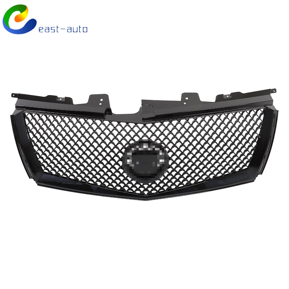 Gloss Black Front Bumper Upper Grille Mesh Fit For Cadillac CTS 2008-2013