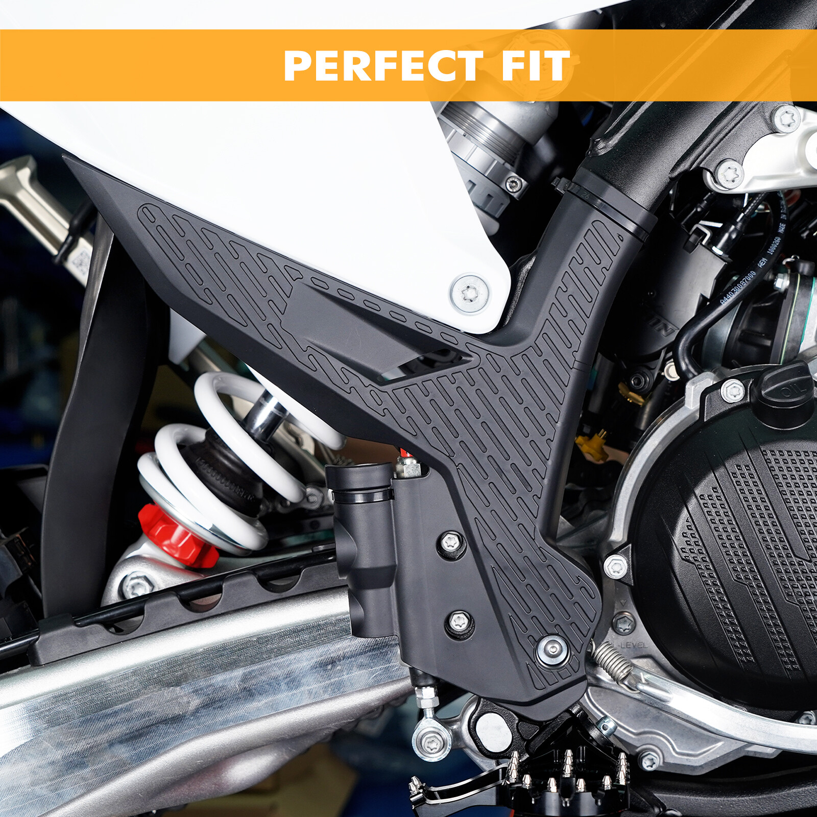 For KTM EXC XCW 250 300 2024 NiceCNC Engine Body Kit Foot pegs Swingarm Guard