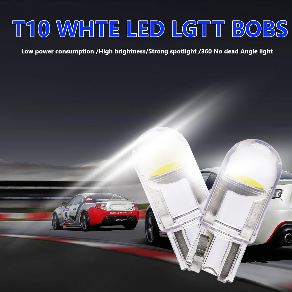 30X T10 W5W 194 168 White LED Car Interior Light Bulb License Plate Reading Lamp