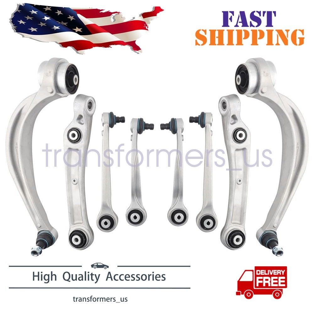 Fits 2017-2019 Audi Q7 2.0L 3.0L Front Control Arms & Ball Joint Assembly 8PCS