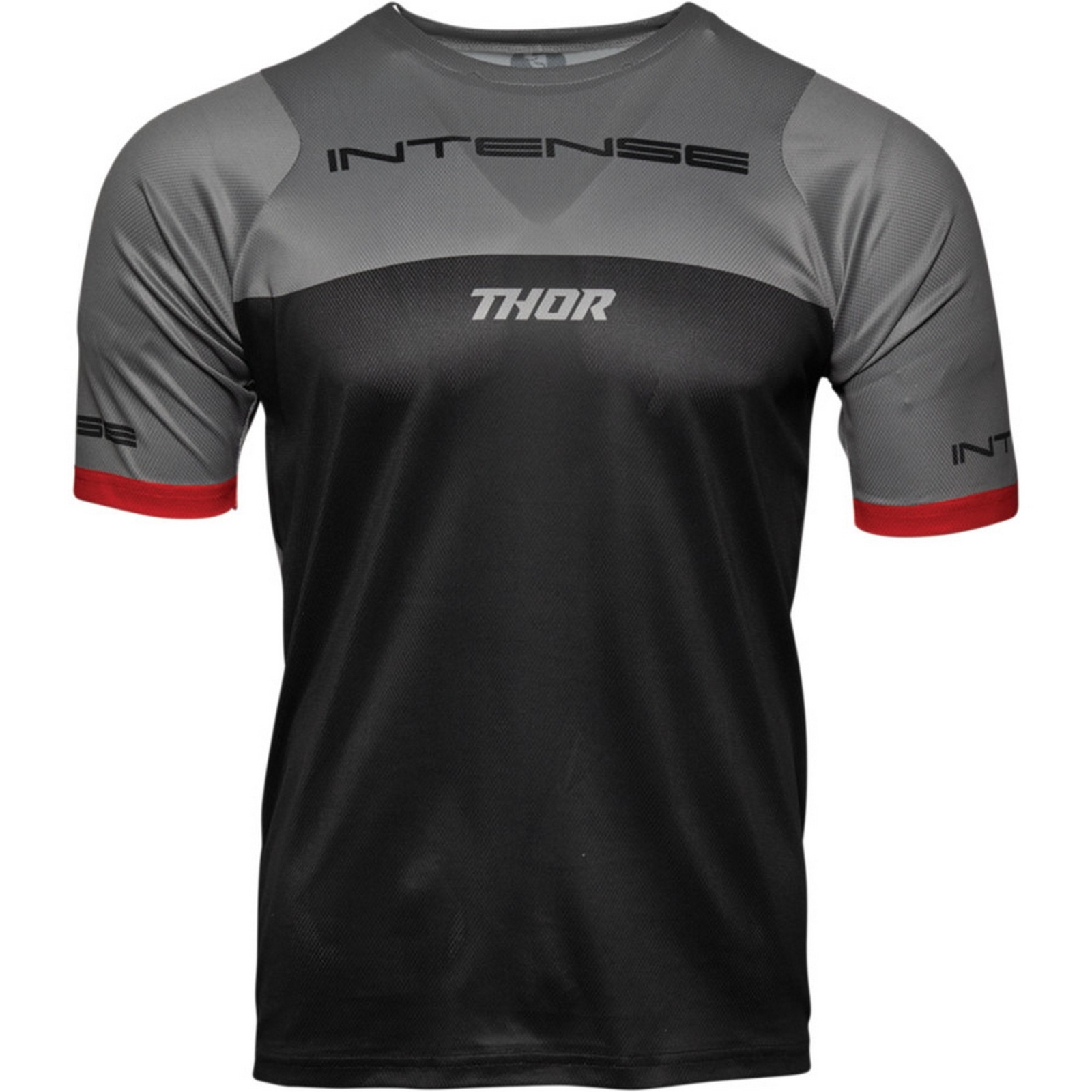 Thor Intense Assist Dart Mens MTB Mountain Bike Jersey Gray/Black