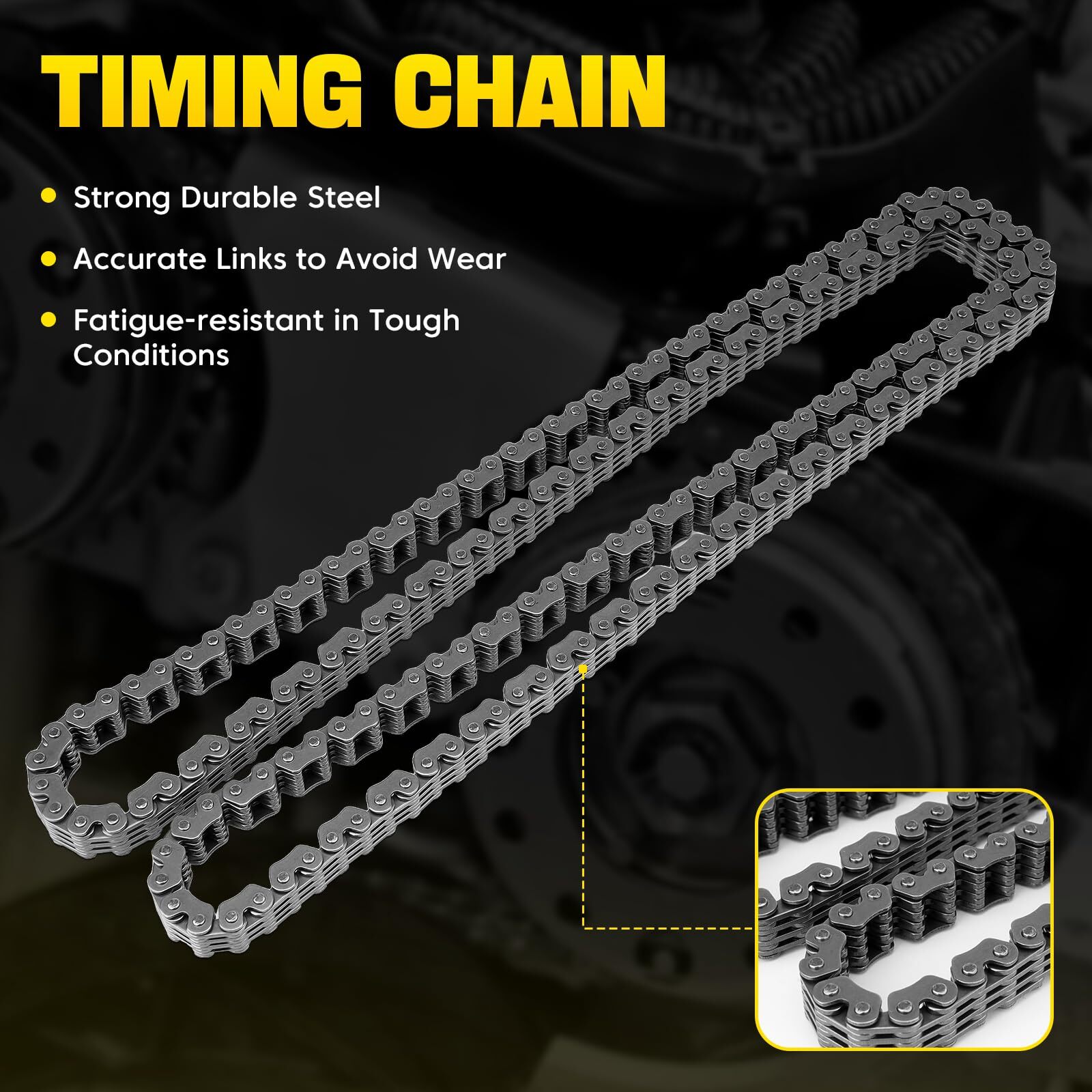 Timing Chain Kit w/ VVT Camshaft Gear for Hyundai Elantra Kona 2.0L 2017-2021