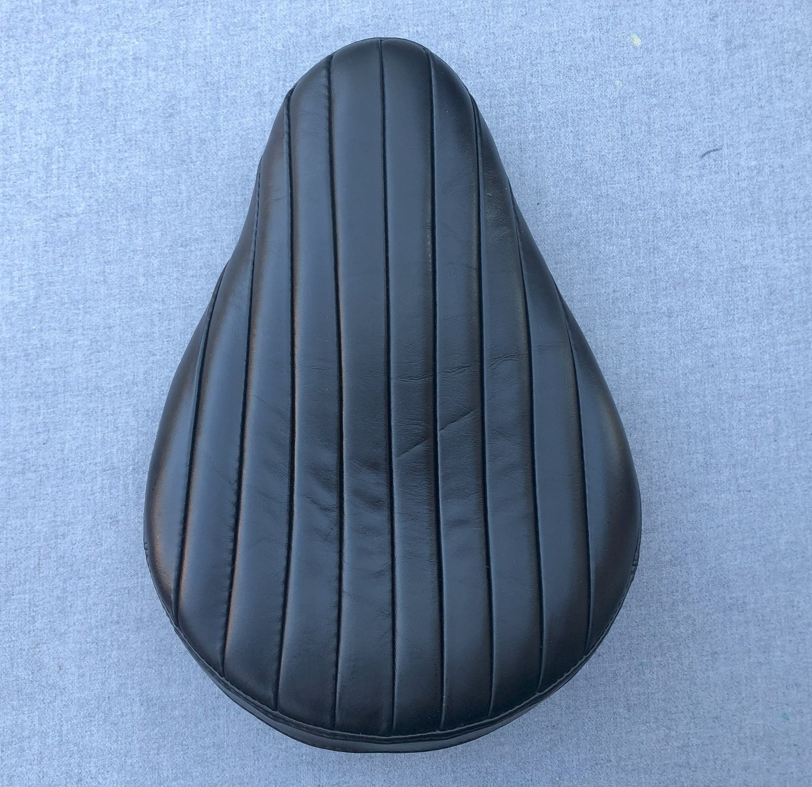 Harley Chopper Bobber Triumph Knucklehead Vintage Bates Style Real Leather Seat