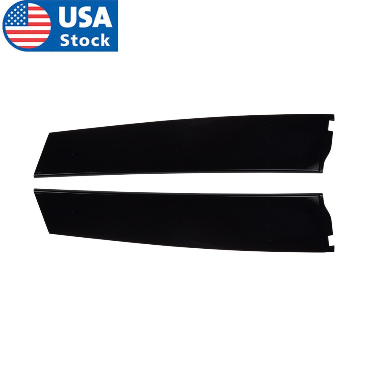 For 2015-2018 Chevy Tahoe GMC Yukon Cadillac Escalade Gloss Black Window Trim