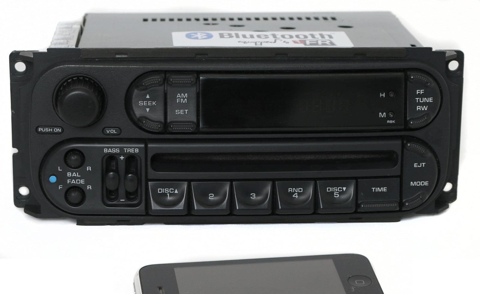 Chrysler Jeep Dodge 2002-2007 Radio AM FM CD Player w Bluetooth Music RBK Slider