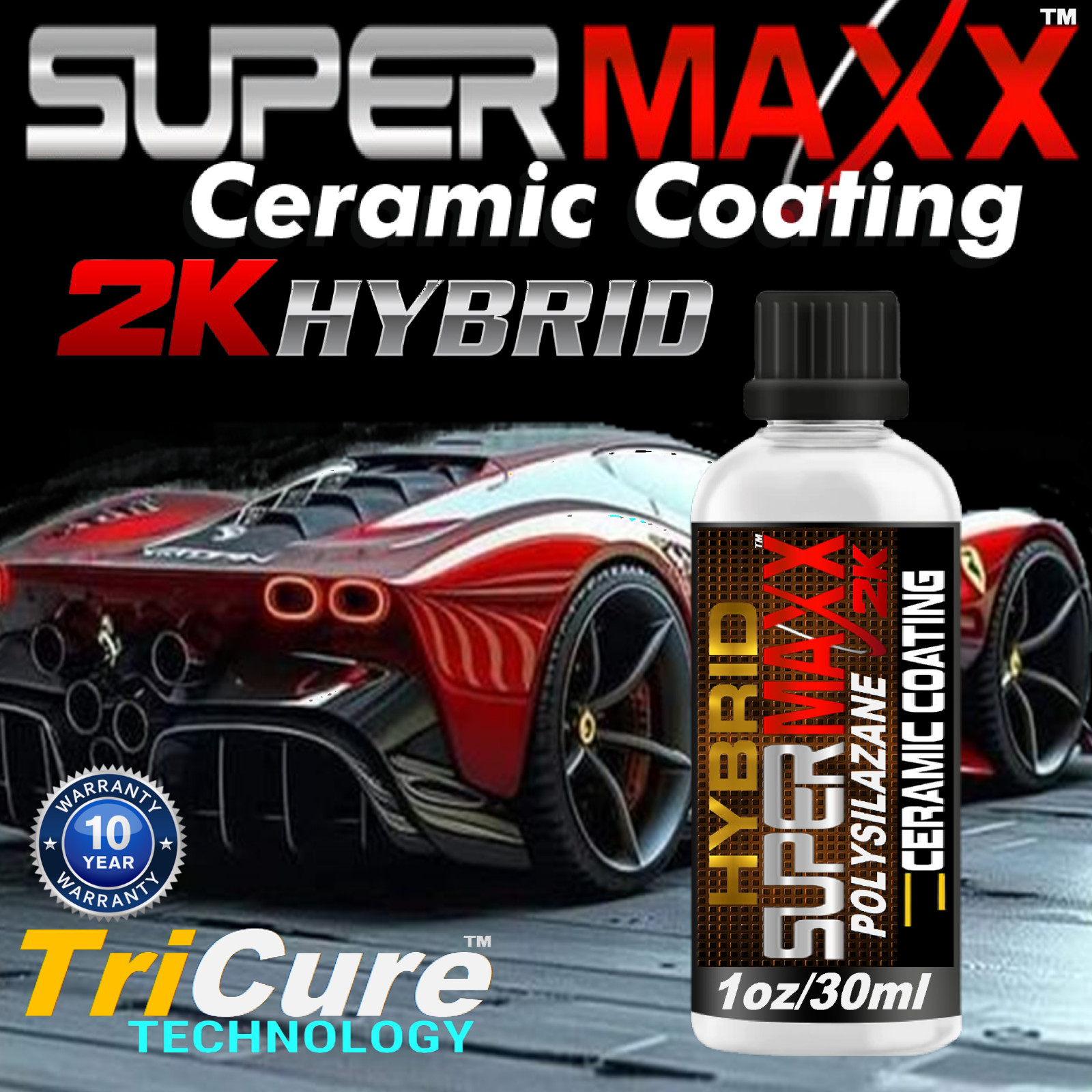 CERAMIC CAR COATING “ADVANCED PROTECTION SCRATCH RESISTANT 9H PROTECTION” – KIT