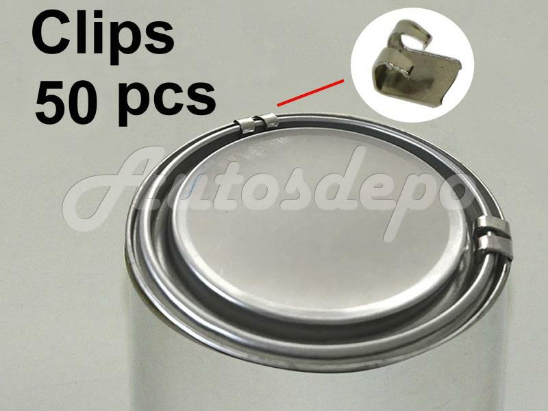 Pint / Quart Paint Can Lid Clips Retainer Lock Safety Shipping Metal 50 Pcs