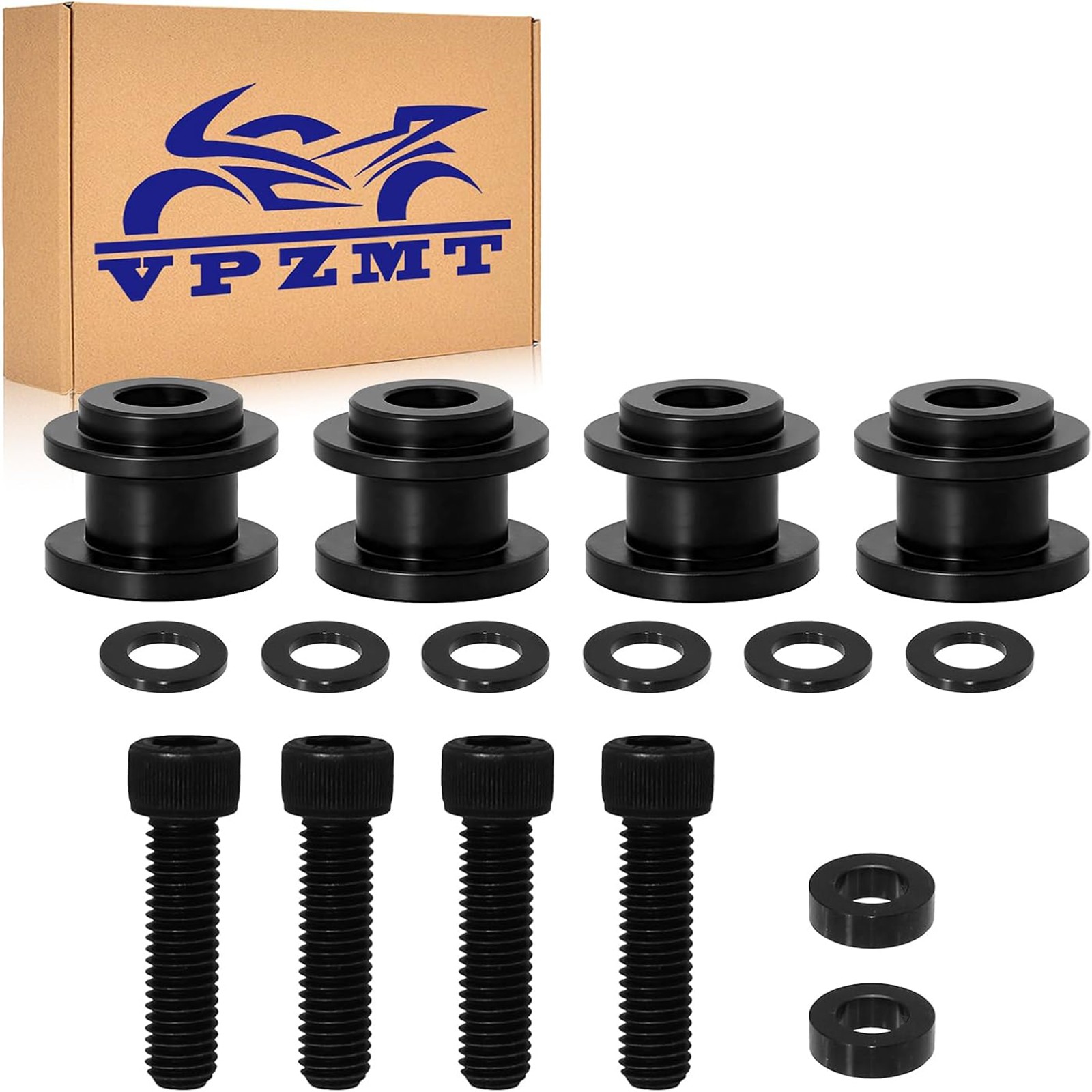 Black Hold Fast Sissy Bar Docking Hardware Kit For Harley Softail 2018-25 Models