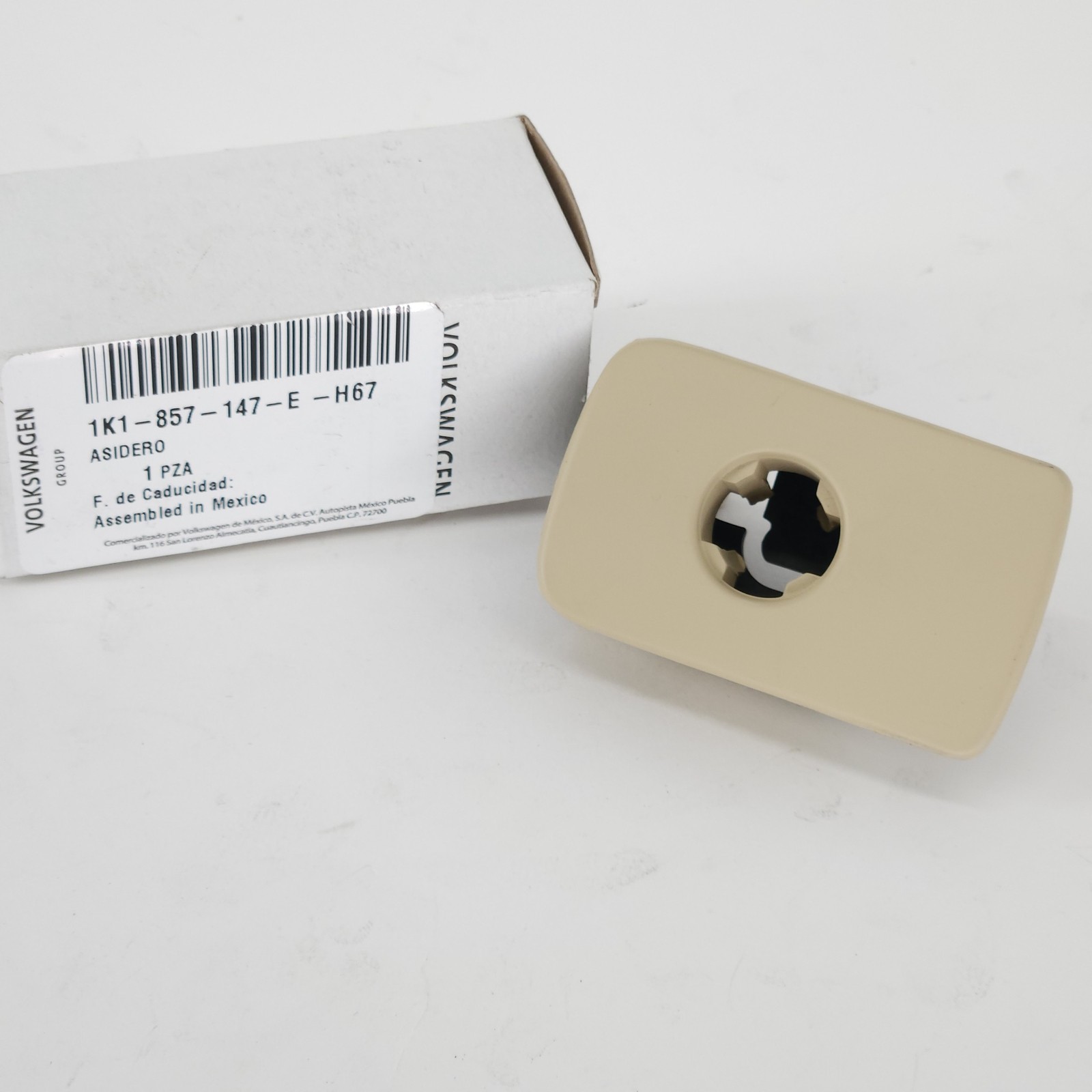 Genuine OEM VW 1K1-857-147-E-H67 Beige Glove Box Handle Latch 2010-2014 Jetta