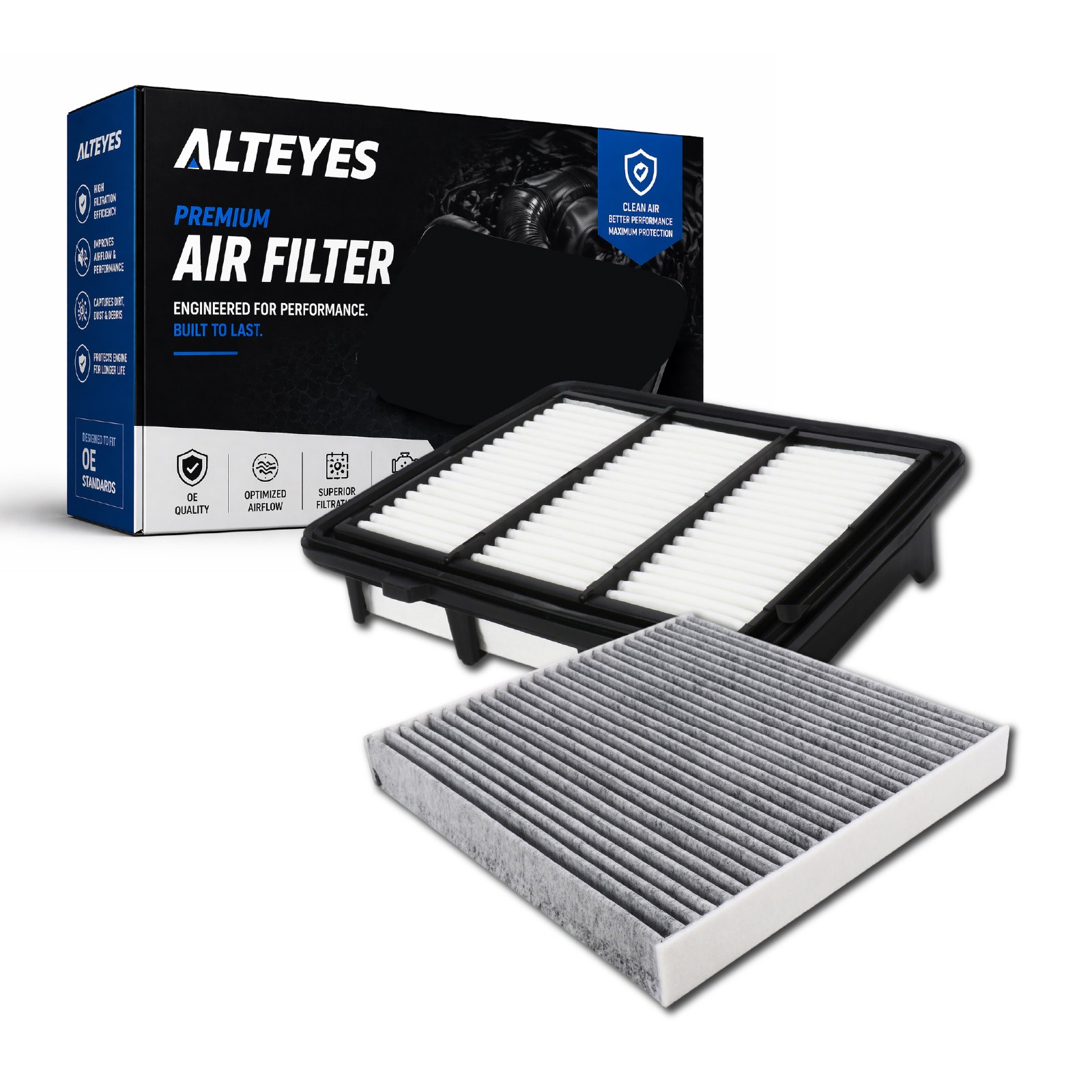 Engine & Cabin Air Filter For 18-22 Honda Accord 17220-6A0-A00 80292-SDA-A01
