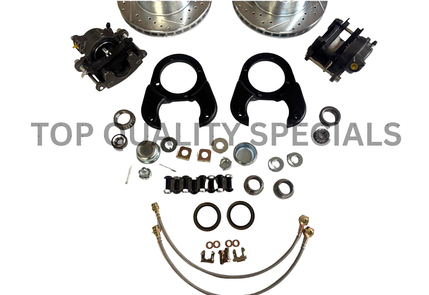 1937 – 1948 Early Ford Front Disc Brake Conversion Kit w/ Spindles