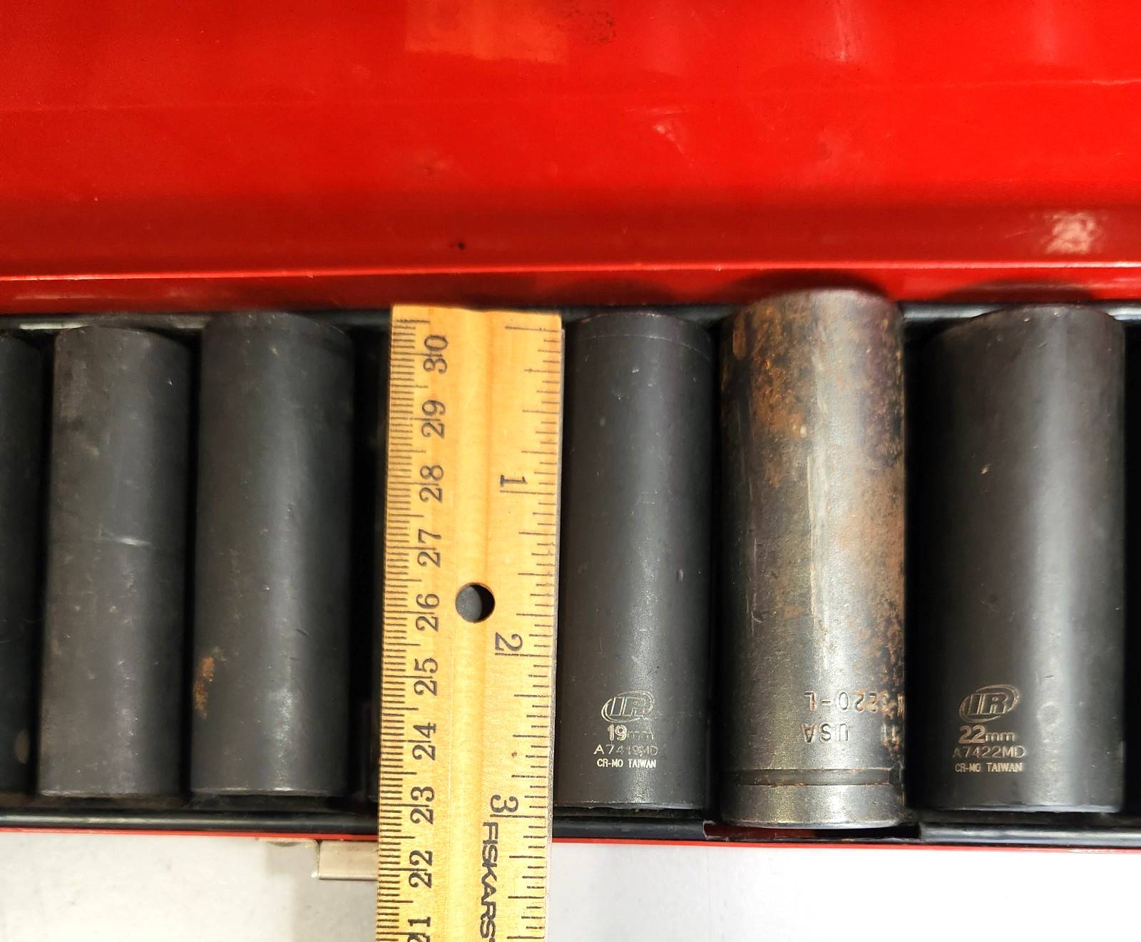 Ingersoll Rand Impact Socket Set Deep 6 Point 1/2″ Drive Metric 10mm thru 27mm