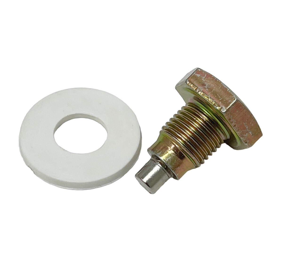 Magnetic Drain Plug Oil Pan Transmission Steel 1/2″-20 Gold Zinc Plated