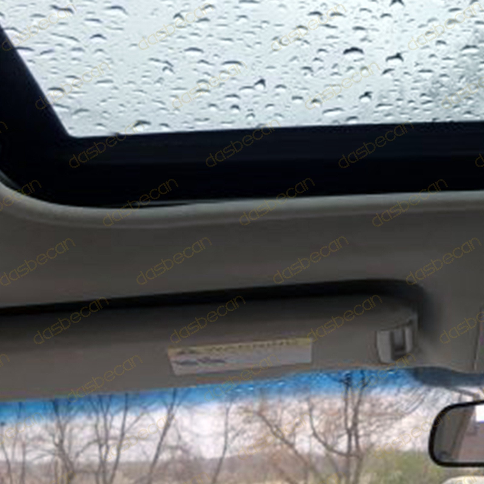 Left Driver Side Gray Sun Visor with Lights For Mazda CX-9 2010-2015 TDY1-69-320