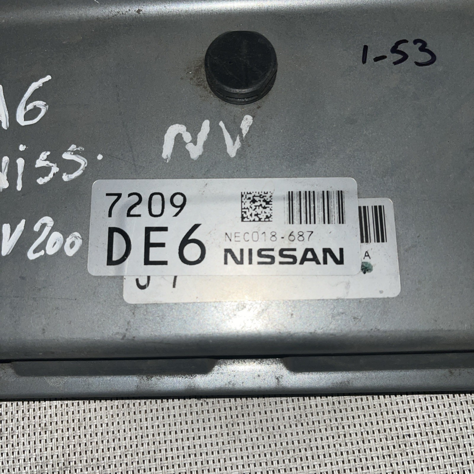 2016 NISSAN NV200 ENGINE CONTROL MODULE ECU NEC018.687