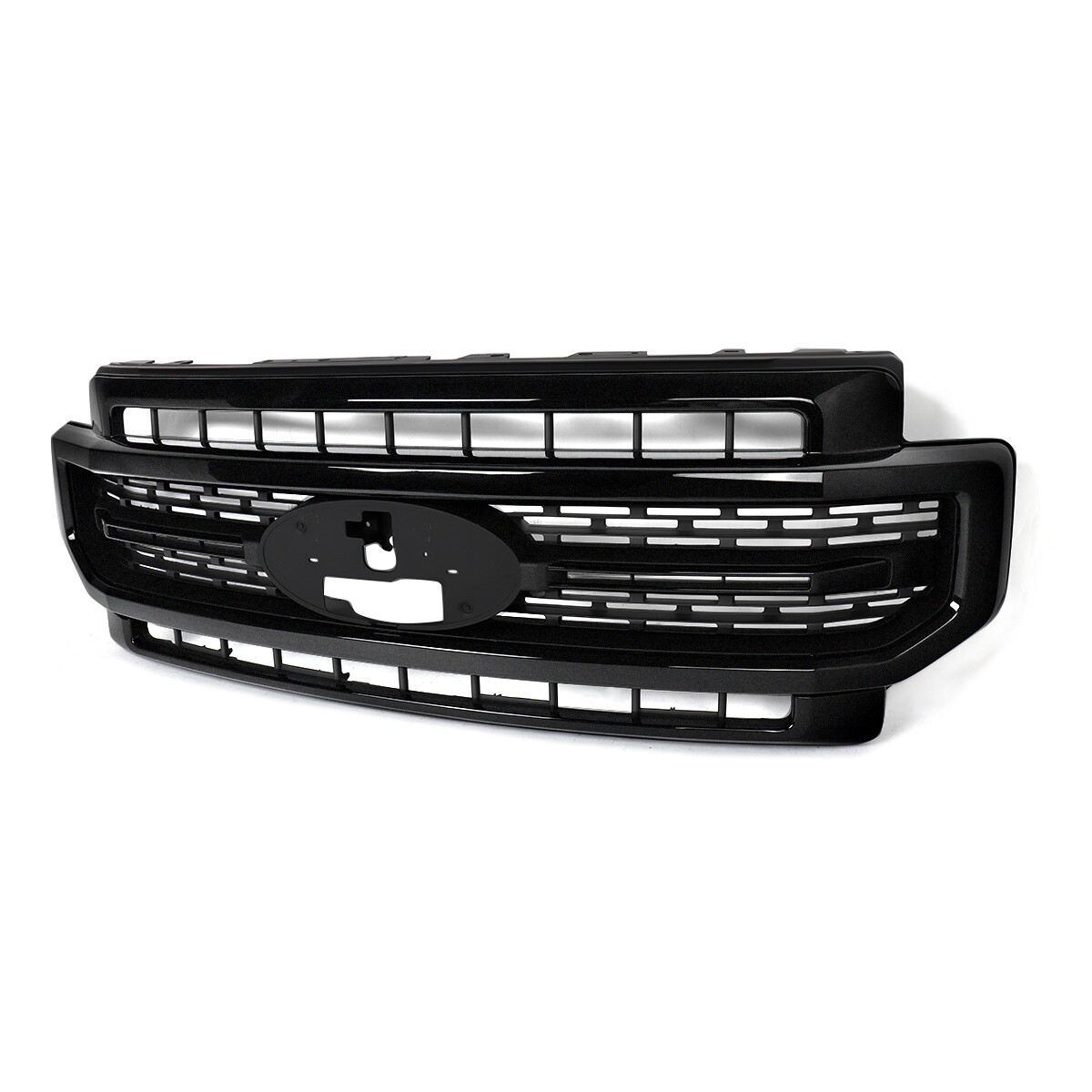 Agate Black Front Grille Assembly For 2020-2022 Ford F250 F350 Lariat Super Duty