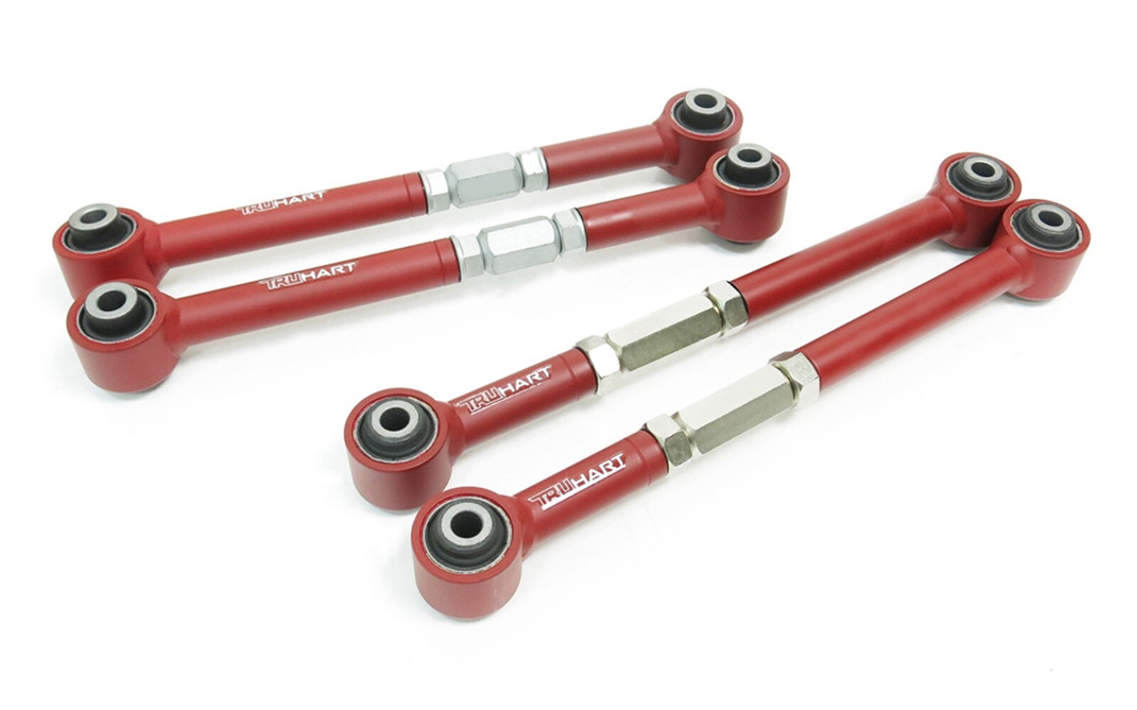 Truhart Rear Red Adjustable Lateral Toe Arms Set for Acura Honda TL TSX Accord