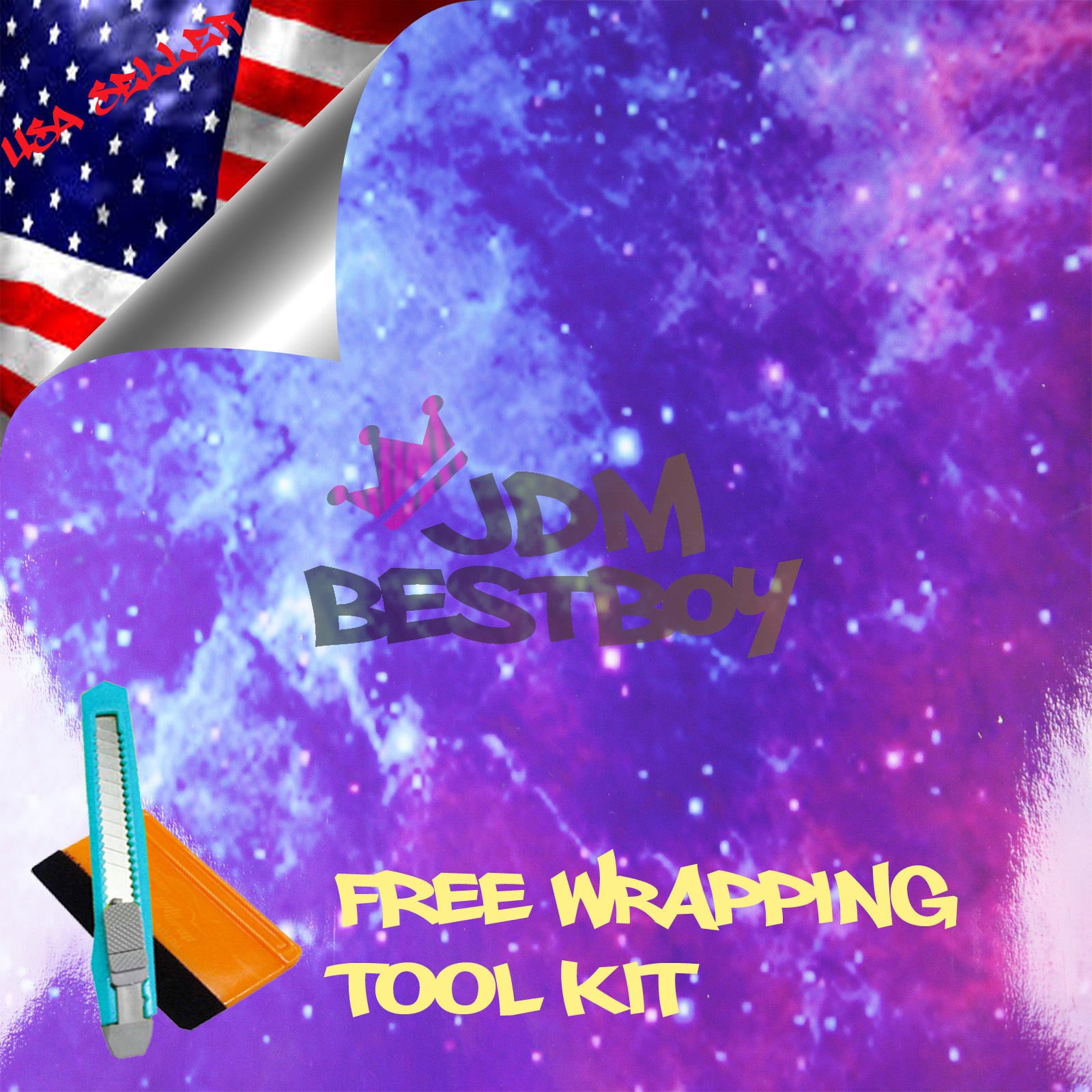 Gloss Stardust Galaxy Vinyl Wrap Sticker Graphic Decal Sheet Wallpaper DIY S15