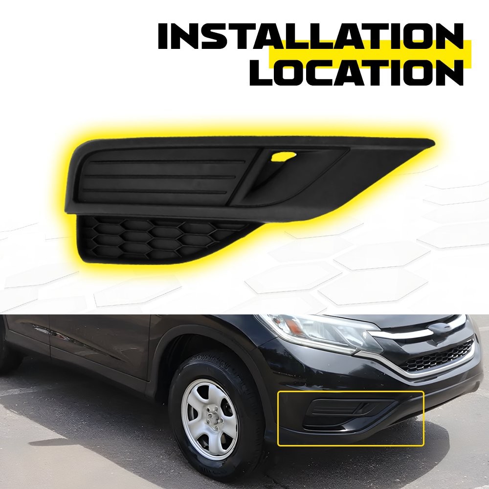 For 2015-2016 Honda CR-V 1X Right Front Bumper Fog Light Cover 71104-T1W-A10 New