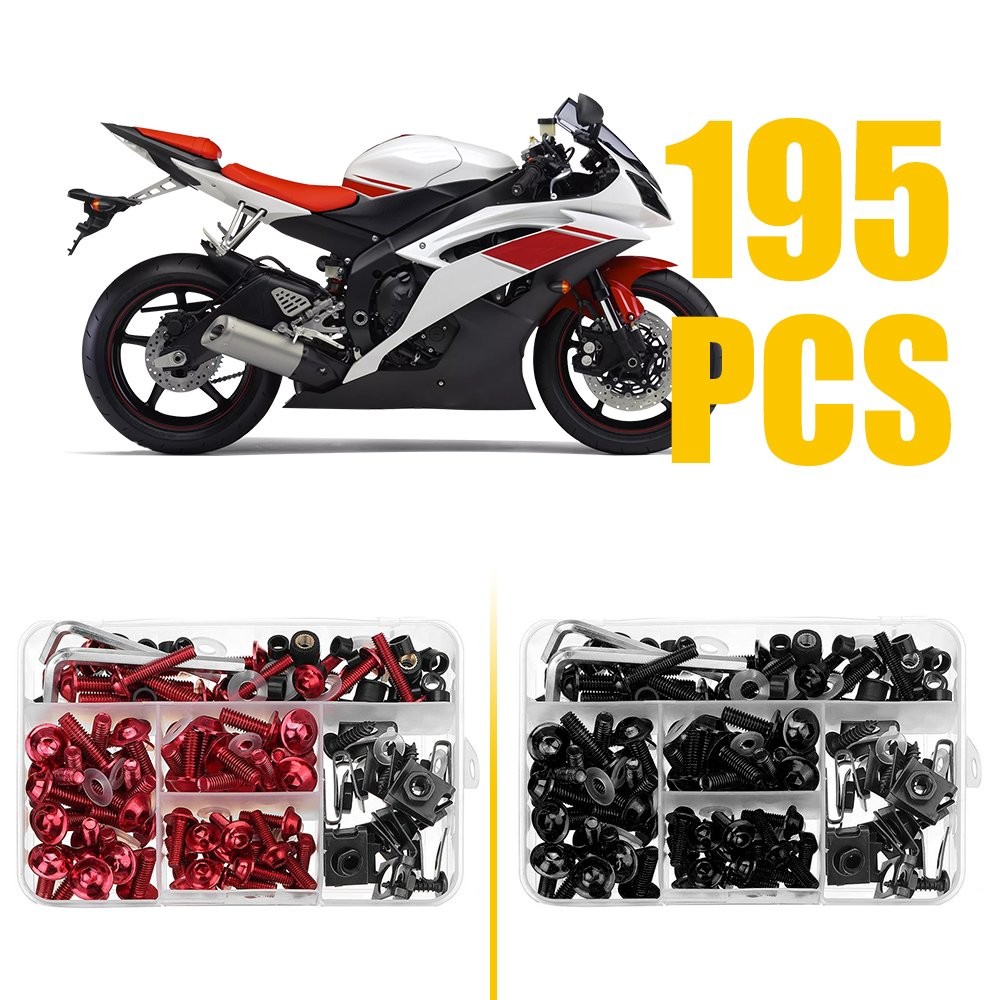 Aluminum Motorcycle Complete Fairing Bolt Kit Body Screw Set for HONDA CBR600RR