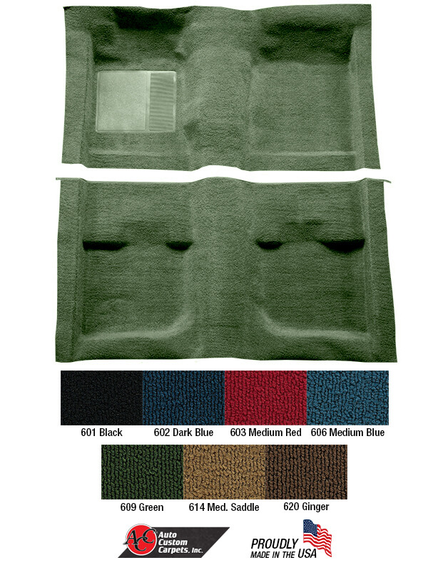 Mustang Carpet Molded 2 Piece 100% Nylon 1971 1972 1973 – ACC