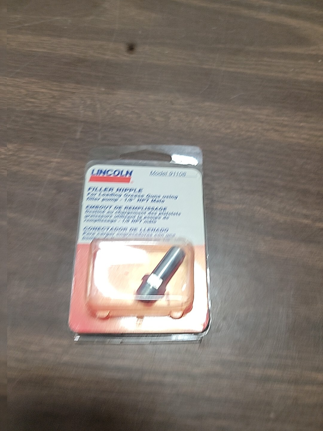 Lincoln Filler Nipple For Loading Grease Guns 1/8″ NPT Male. Model 91108