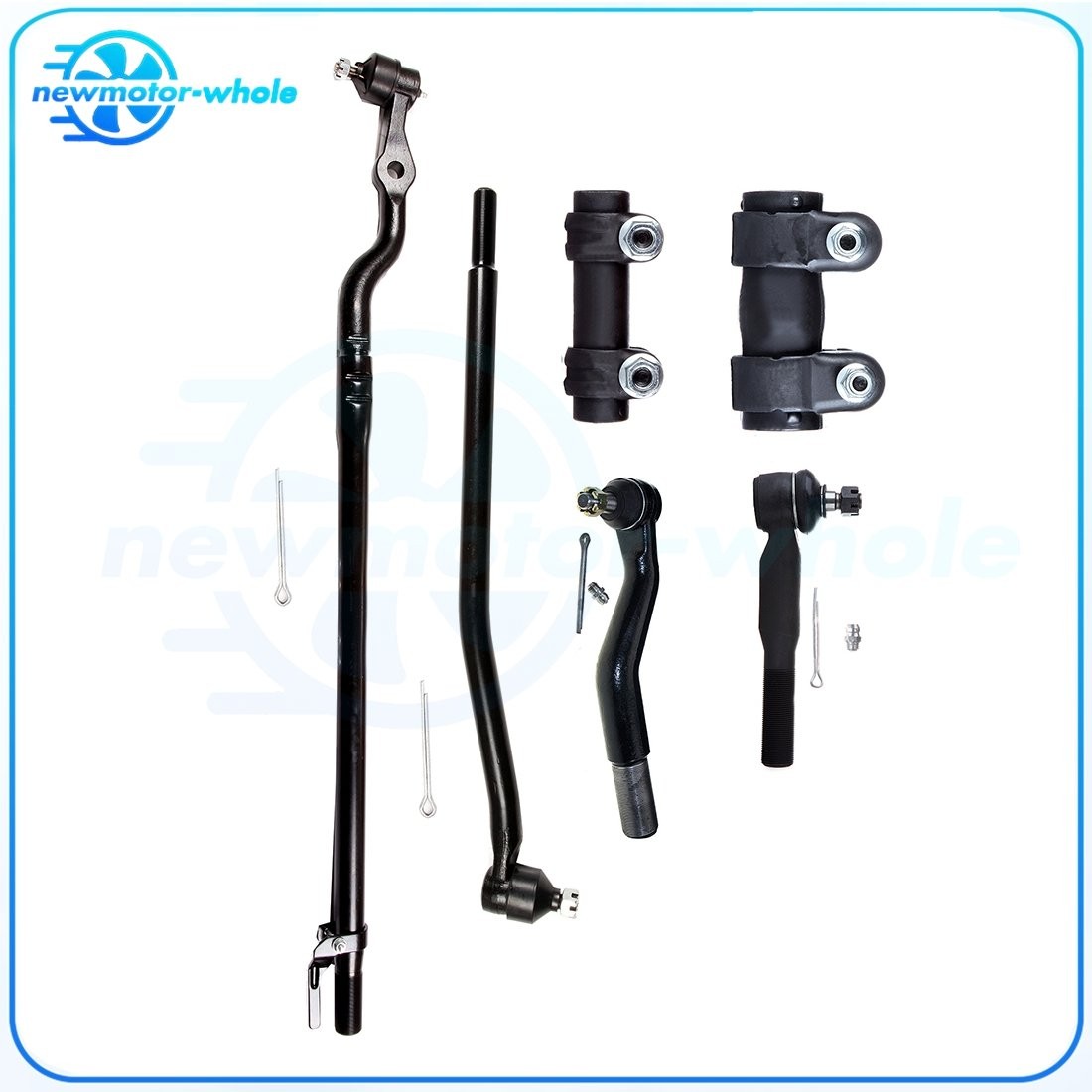 6pcs Inner Outer Tie Rods For 4WD Ford F-250 F-350 Super Duty 99-04 Right & Left