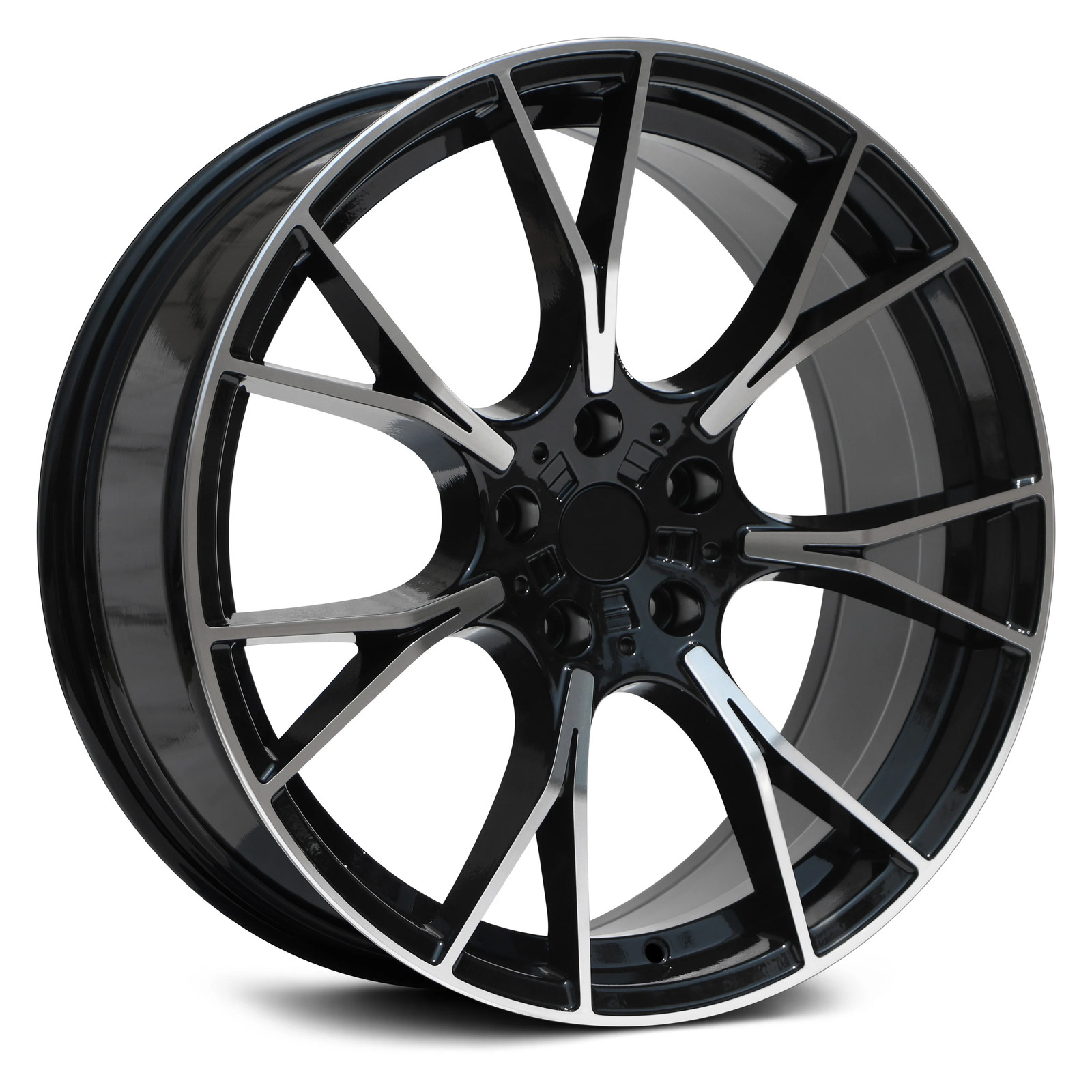 IPW W712 Wheel 20×9.5 (38, 5×112, 66.56) Black Single Rim